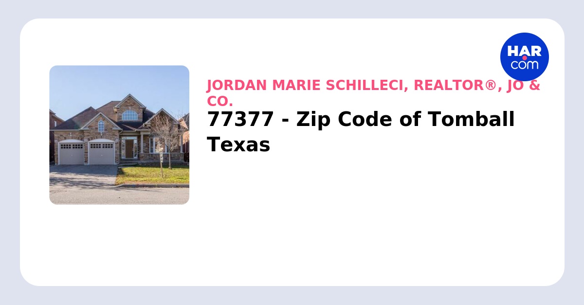 77377 - Zip Code of Tomball Texas - HAR.com