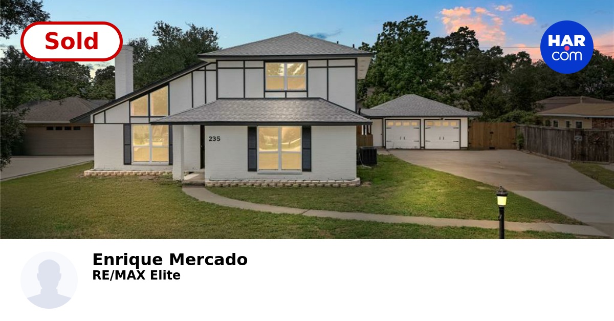 235 Bickett Ln, Spring, TX 77373 - HAR.com