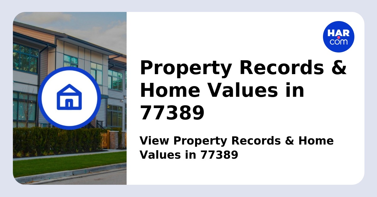 77389 Spring, TX Street Directory & Map - HAR.com