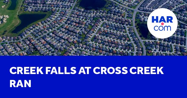 Creek Falls At Cross Creek Ran Homes For Sale And Rent Har Com